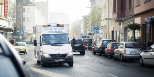 Das Zahnmobil unterwegs